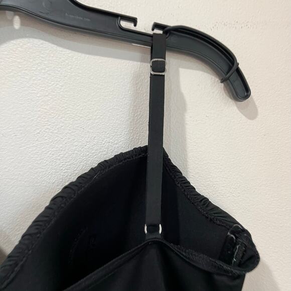 Miraclesuit Black One Piece Swimsuit Size 14 Underwire Tummy Control Ruched - Picture 8 of 8